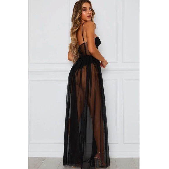 🌟BLACK MAGIC WOMAN🌟Bustier Bodysuit Maxi - Picture 3 of 9